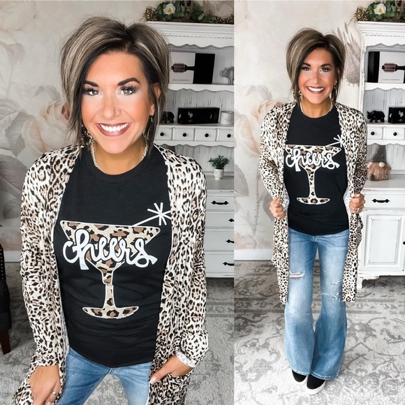 Leopard cardigan!  Size M. New with tags! - Picture 3 of 4